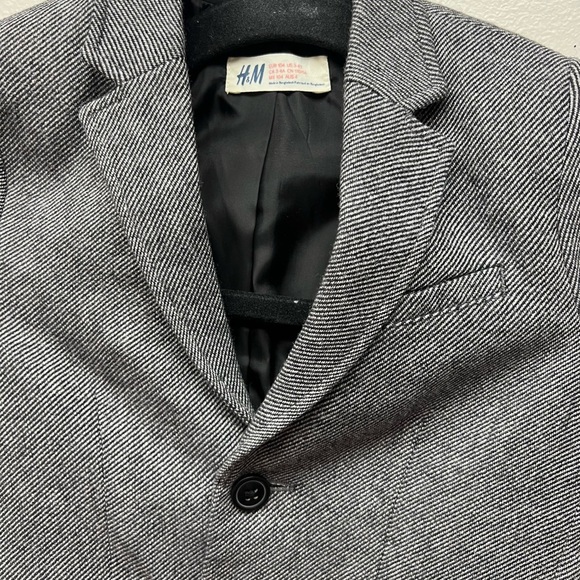 H&M Kids Charcoal Blazer Jacket - Picture 6 of 10
